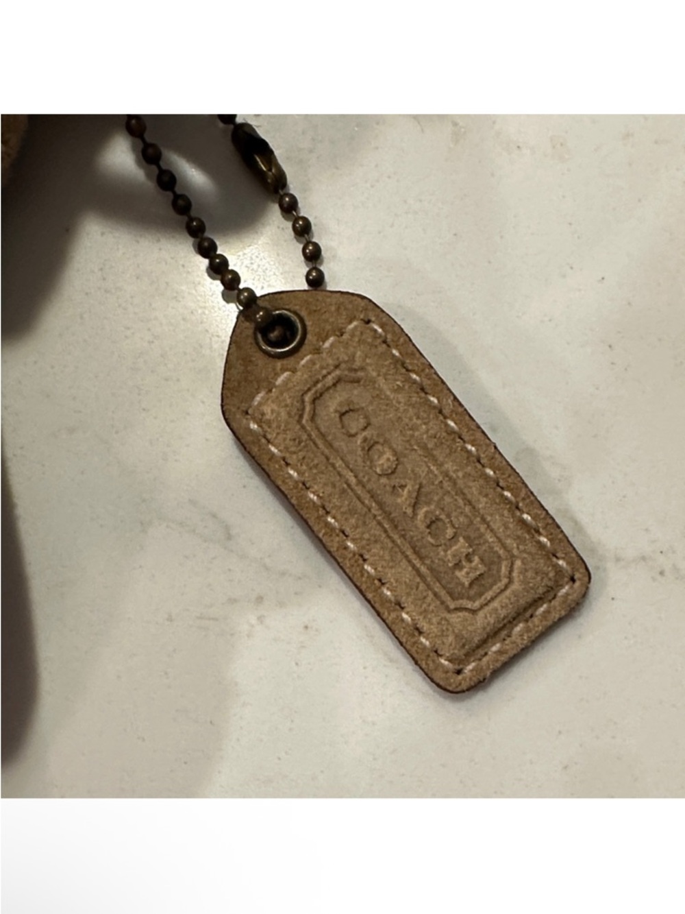 Coach SoHO Y2K Tan Suede Hobo Shoulder Bag with Buckle Detail - Picture 6 of 7